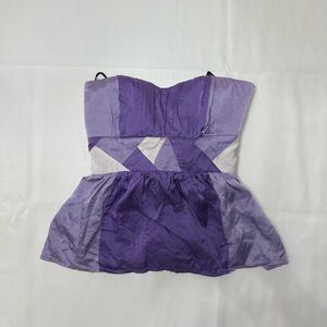 Vintage Bebe Silk Tube Top